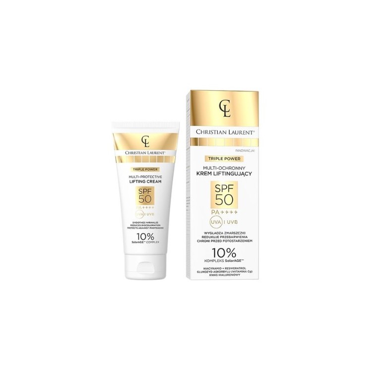 Eveline Christian Laurent multiochronny Krem liftingujacy do twarzy SPF50 30 ml Eveline Christian Laurent multiochronny Krem liftingujacy do twarzy SPF50 30 ml