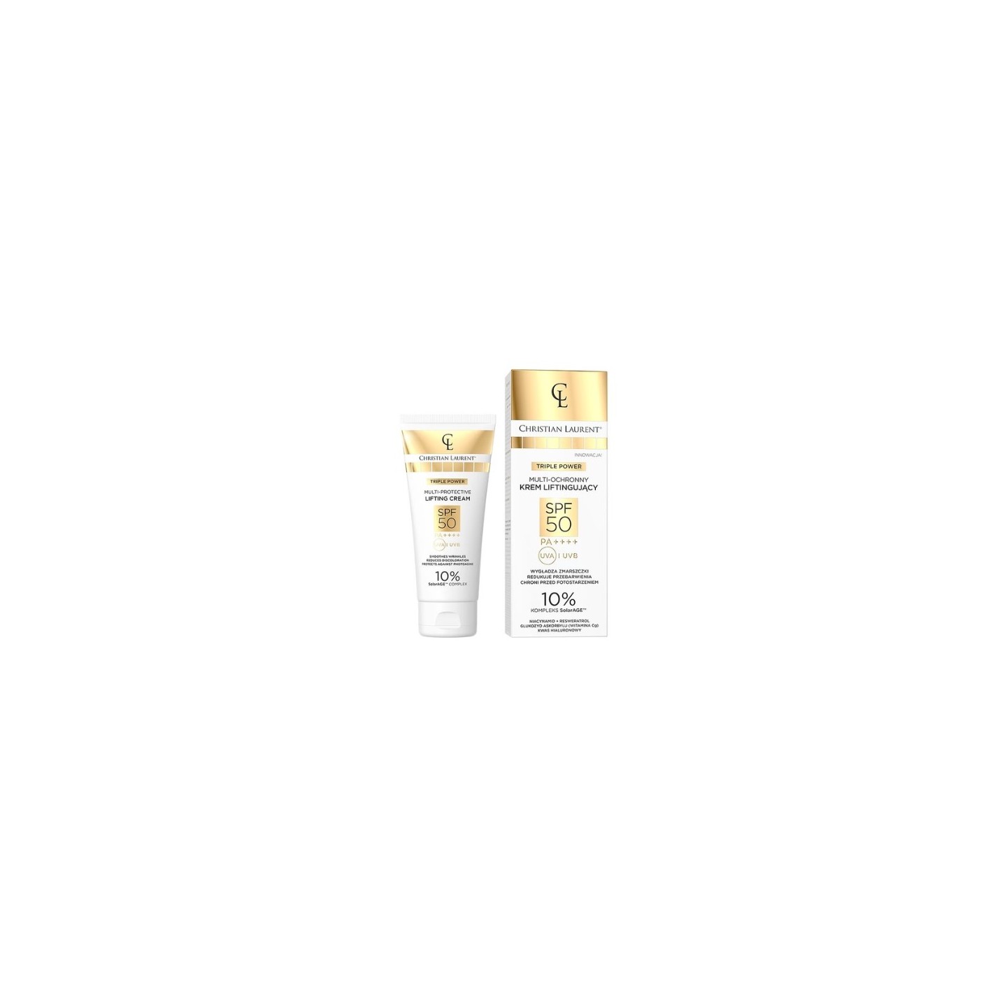 Eveline Christian Laurent multiochronny Krem liftingujacy do twarzy SPF50 30 ml Eveline Christian Laurent multiochronny Krem liftingujacy do twarzy SPF50 30 ml