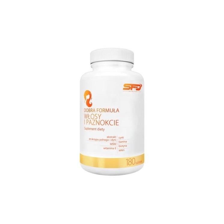SFD Dobra formuła Włosy i paznokcie 180 tabletek