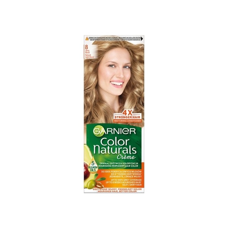 Garnier Color Naturals Farba do włosów /8/ Jasny blond