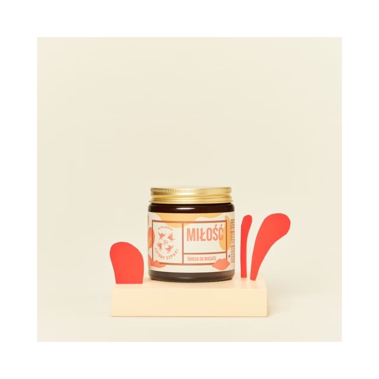 Mydlarnia Cztery Szpaki Love massage candle 120 ml