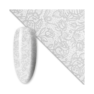 Folia transferowa do paznokci 80 cm White Nr 12