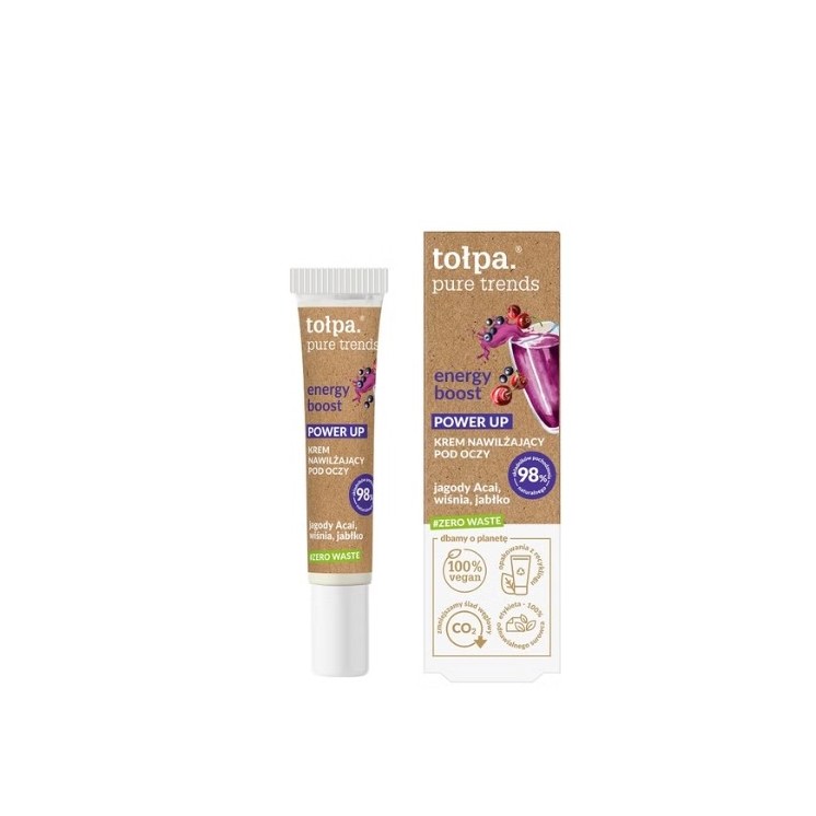 Tołpa Pure Trends energy boost zero waste Krem nawilżający pod oczy 15 ml