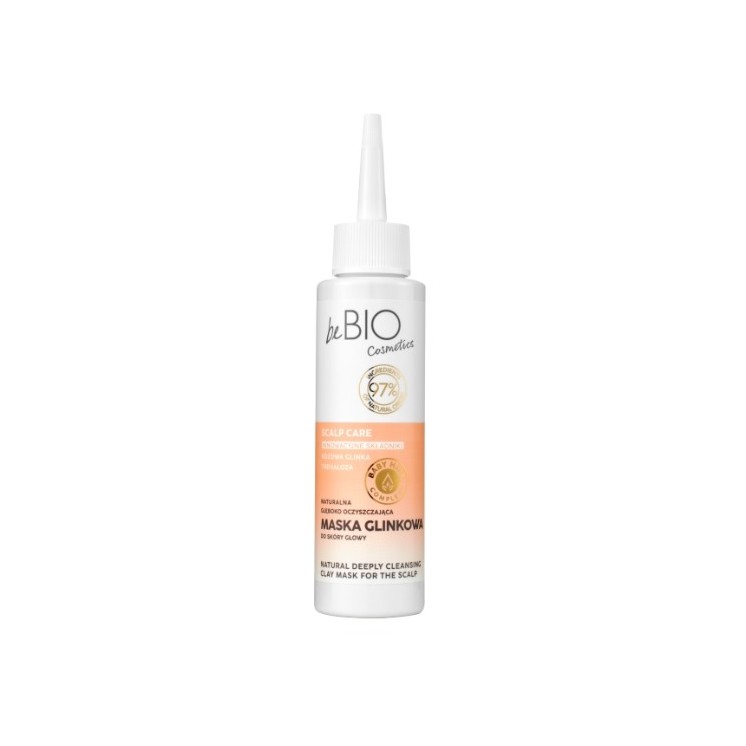 BeBio Cosmetics Maska glinkowa do skóry głowy Scalp Care 100 ml