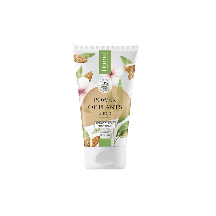 Lirene Power of Plants Creamy Facial Washing Gel Almond 150 ml