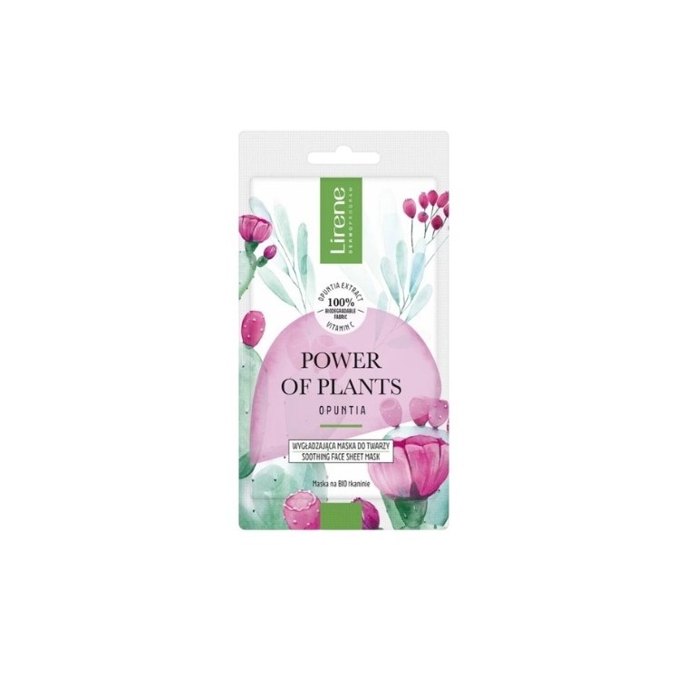 Lirene Power of Plants wygładzająca maska do twarzy Opuncja 17 g