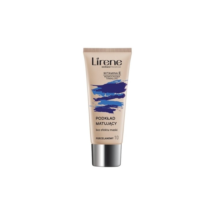 Lirene Nature Matte fluid matujący do twarzy 10 Porcelanowy 30 ml