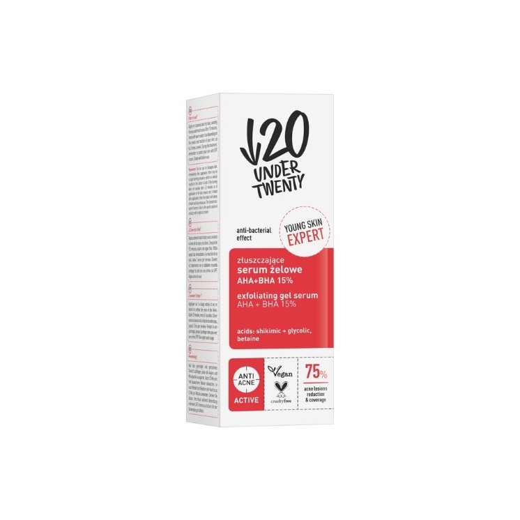 Under Twenty Węglowe plastry na nos 4 sztuki
