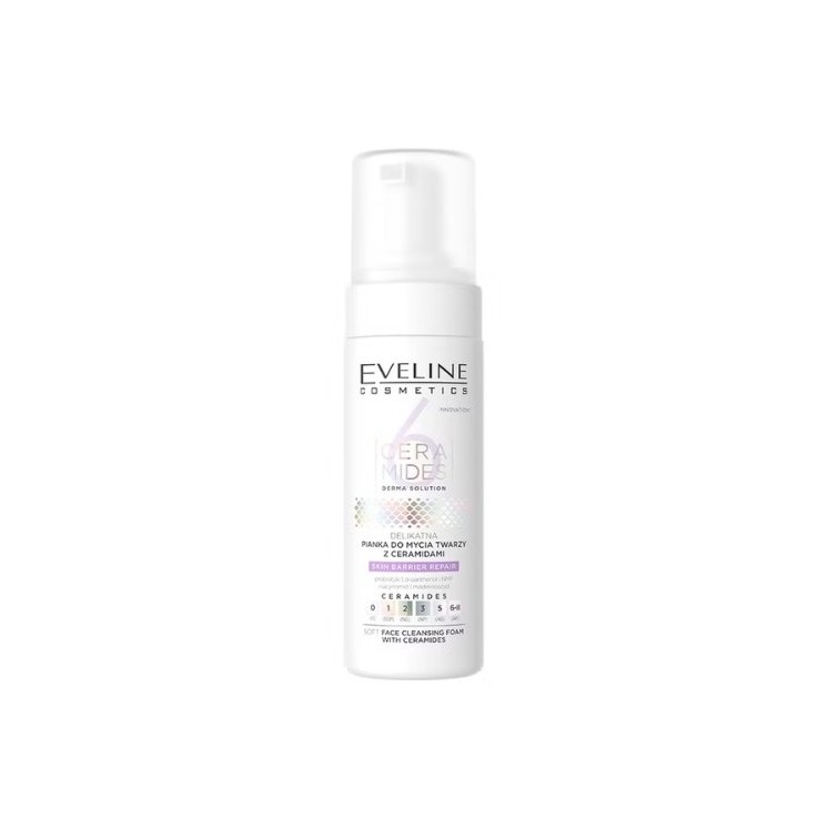 Eveline 6 CERAMIDES delikatna Pianka do mycia twarzy z ceramidami 150 ml