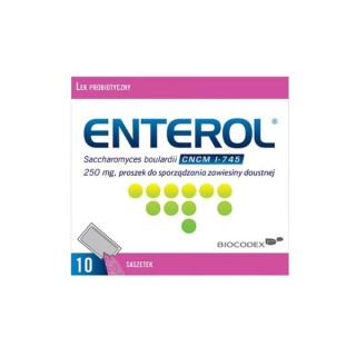 Enterol 250mg powder for oral suspension 10 sachets