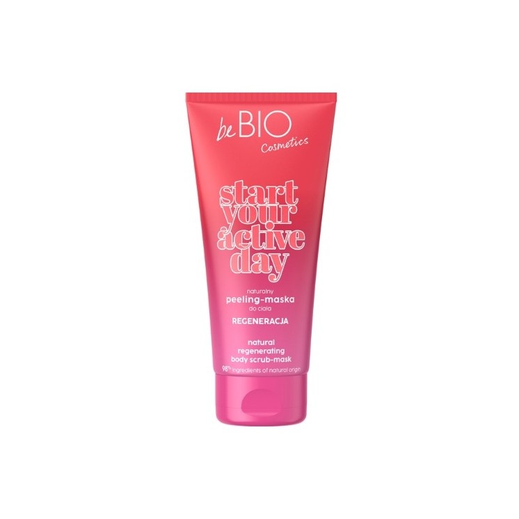 BeBio Cosmetics Naturalny peeling-maska do ciała Start Your Active Day REGENERACJA 200 ml