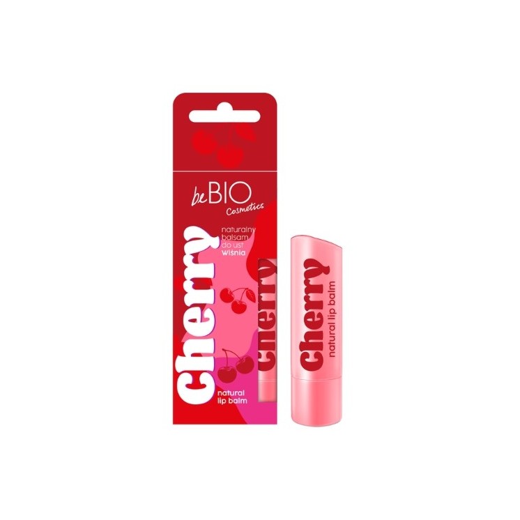 BeBio Cosmetics Naturalny nawilżający balsam do ust Wiśnia 5 g
