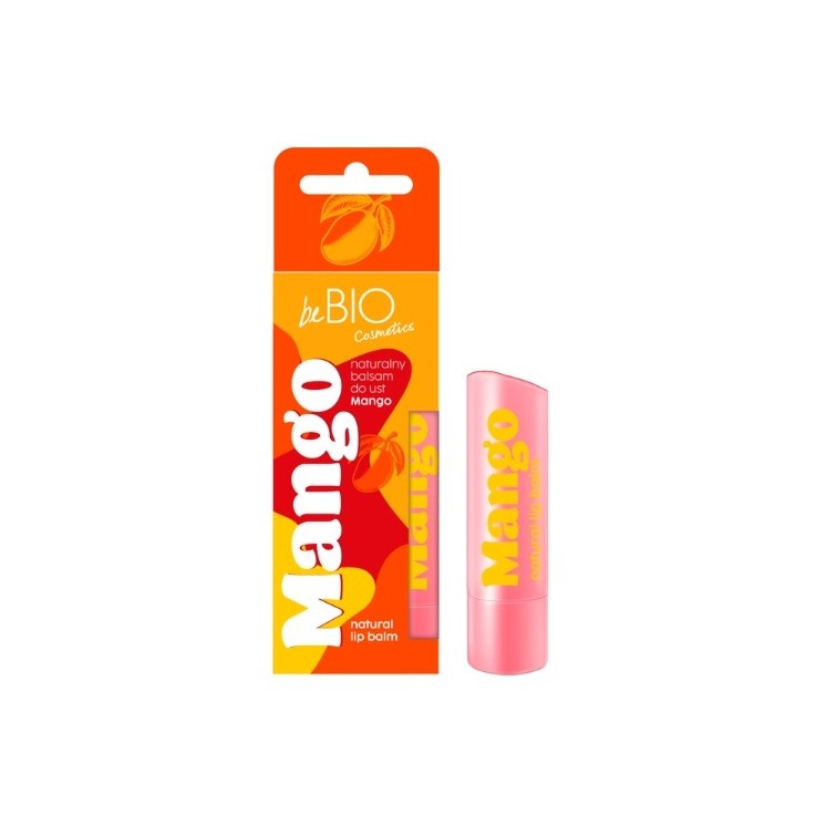 BeBio Cosmetics Naturalny odżywczy balsam do ust Mango 5 g