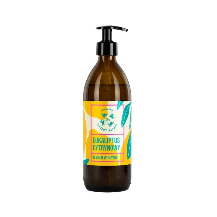 Mydlarnia Cztery Szpaki Liquid soap Eucalyptus Lemon 500 ml
