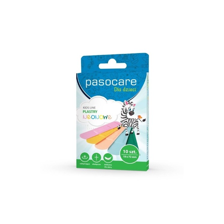 Pasocare Kids neon patches for children 10 pieces