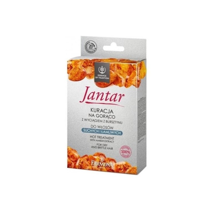 Farmona Jantar Hot treatment for dry and brittle hair 20ml+20ml+10ml