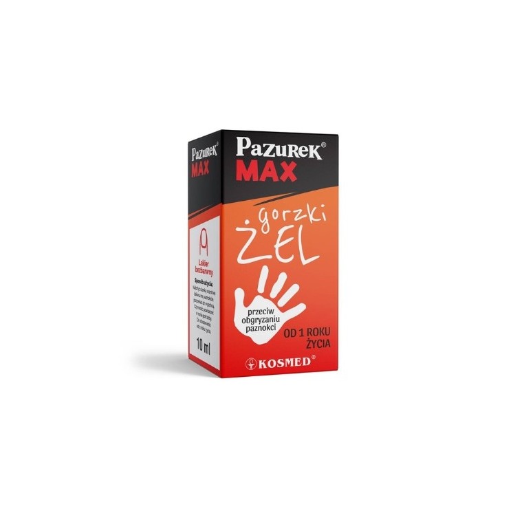 Kosmed Pazurek Max gorzki Żel przeciw obgryzaniu paznokci 10 ml