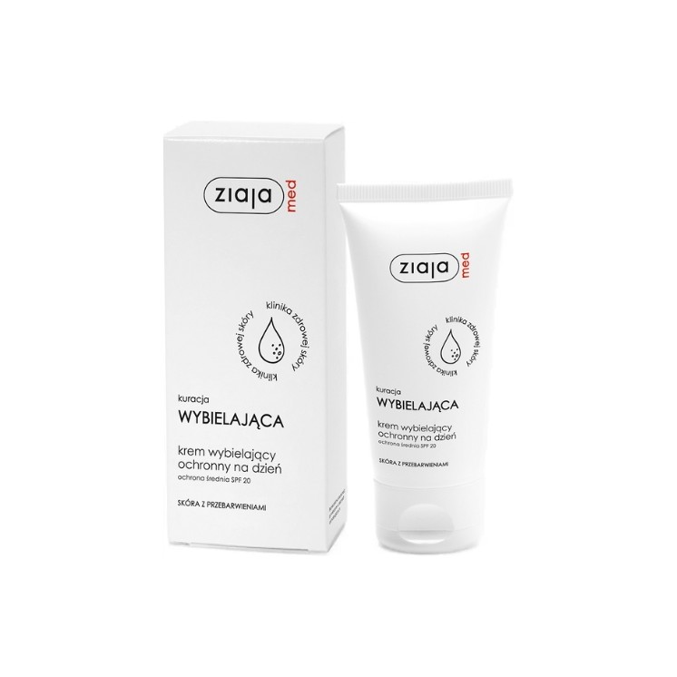 Ziaja Med Whitening Treatment Whitening Protective Day Face Cream SPF20 50 ml