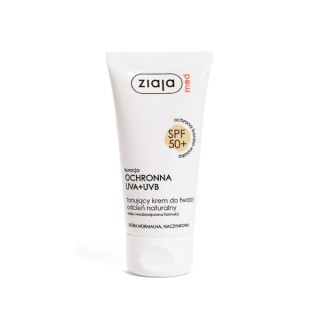 Ziaja Med Protective treatment Face cream toning natural shade SPF50 + 50 ml