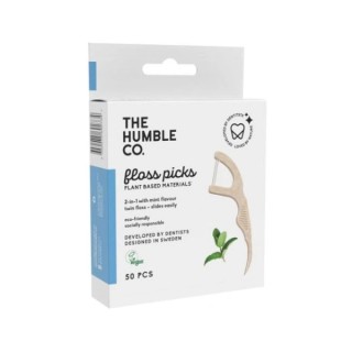 Humble Dental Floss Toothpicks White 50 pcs