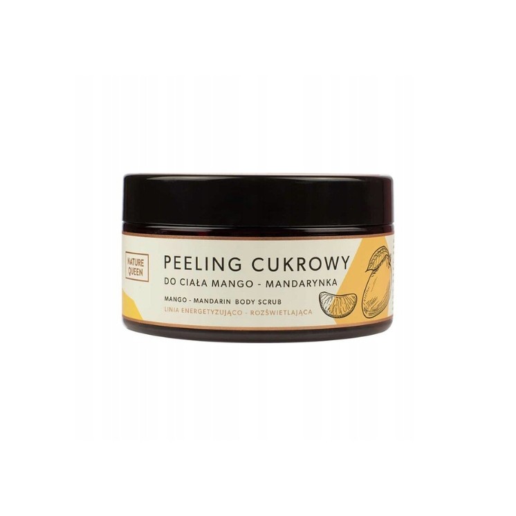 Nature Queen Peeling cukrowy do ciała Mango-Mandarynka 250 g