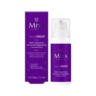 Miya Cosmetics neuroNIGHT naprawczy Krem do nocnej regeneracji z neuropeptydami 50 ml Miya Cosmetics neuroNIGHT naprawczy Krem do nocnej regeneracji z neuropeptydami 50 ml