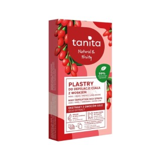 Tanita Natural &Fruity Goji Wax Body Depilatory Strips 12 pcs.