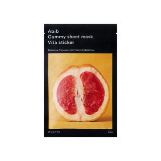 Abib Gummy Sheet Mask Vita Sticker illuminating sheet mask 27 ml Abib Gummy Sheet Mask Vita Sticker illuminating sheet mask 27 ml