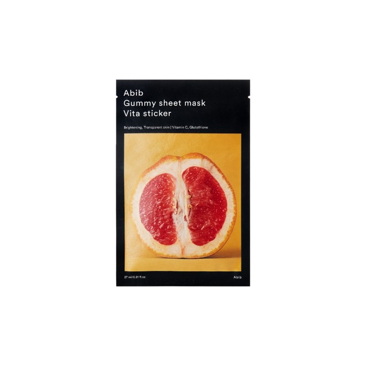 Abib Gummy Sheet Mask Vita Sticker illuminating sheet mask 27 ml