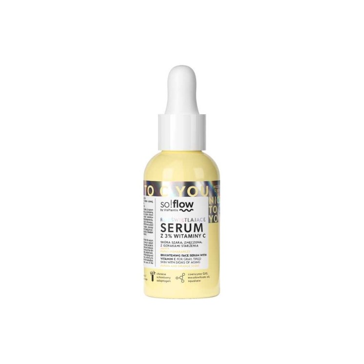 So!flow rozjaśniające Serum do twarzy z Witaminą C 30 ml