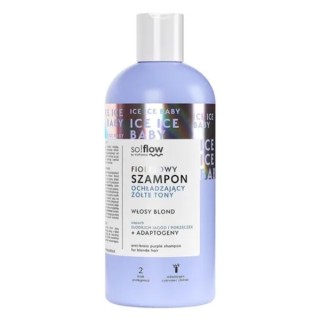 So!flow fioletowy Szampon ochładzający żółte tony do włosów blond 300 ml