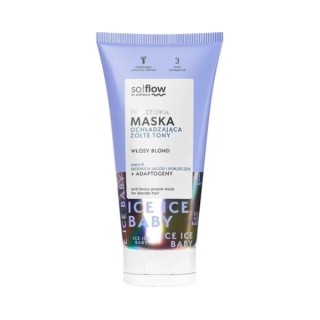 So!flow fioletowa Maska ochładzająca żółte tony do włosów blond 200 ml