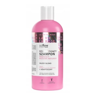 So!flow koloryzujący Szampon nadający różowe refleksy do włosów blond 300 ml