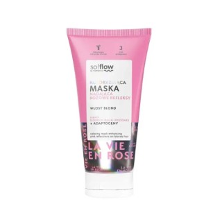 So!flow koloryzująca Maska nadająca różowe refleksy do włosów blond 200 ml