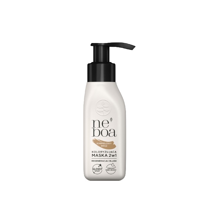 Neboa 2in1 Coloring Hair Mask Caramel Brown 100 ml
