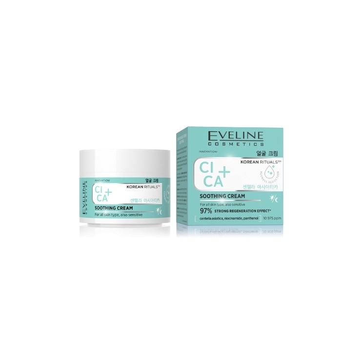 Eveline Korean Rituals Cica + Soothing Face Cream 50 ml