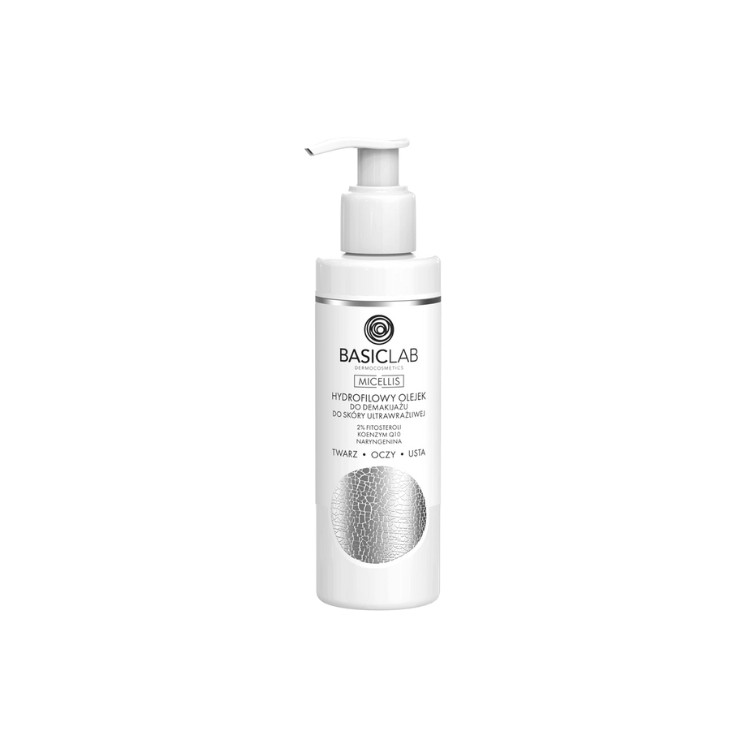 BasicLab Hydrophilic Micellis Makeup Removal Oil Ultrasensitive Skin 200 ml