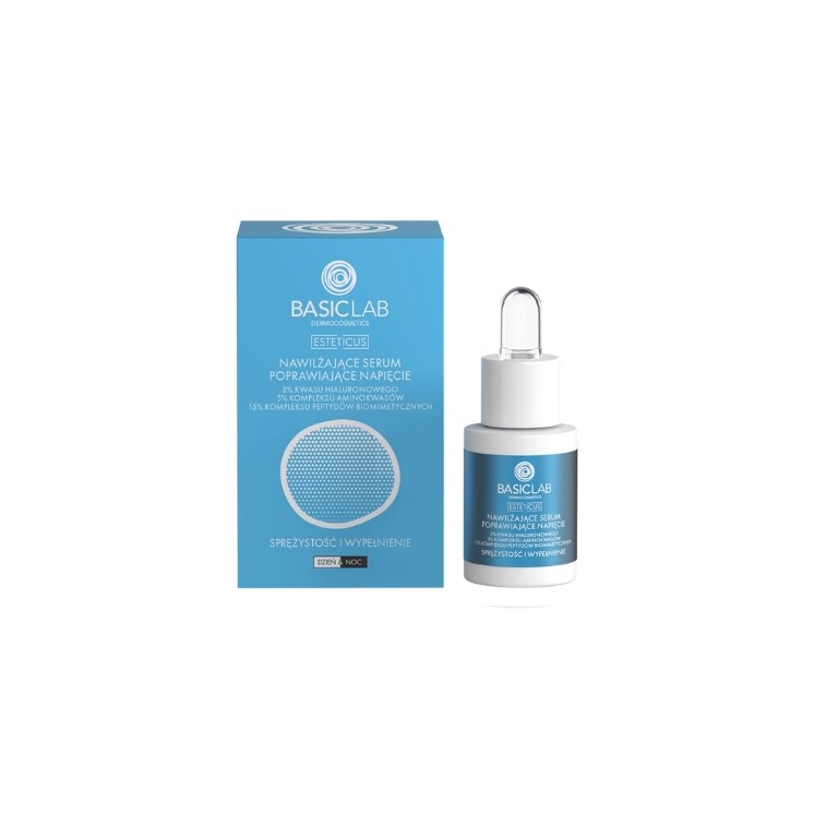 BasicLab Esteticus Moisturizing Firming Face Serum 15 ml