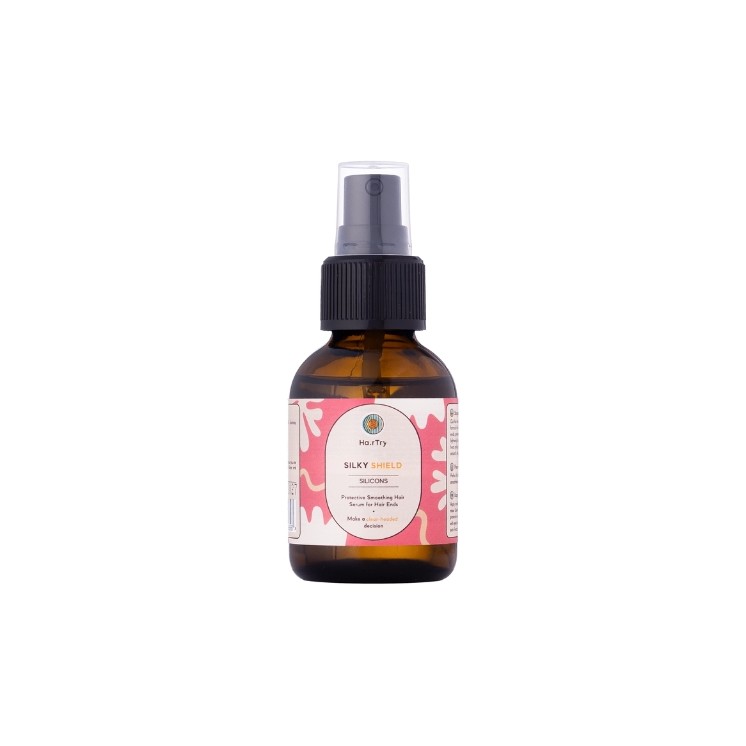 HairTry Silky Shield Protective Smoothing Serum for Hair Ends 50 ml