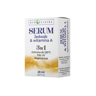 BioElixire Silk and Vitamin A Hair Serum UV Protection and Regeneration 20 ml