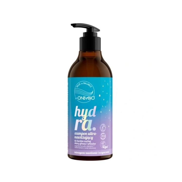 OnlyBio Hair in Balance Hydra Ultra-Moisturizing Shampoo for Very Dry Scalp and Hair 400 ml