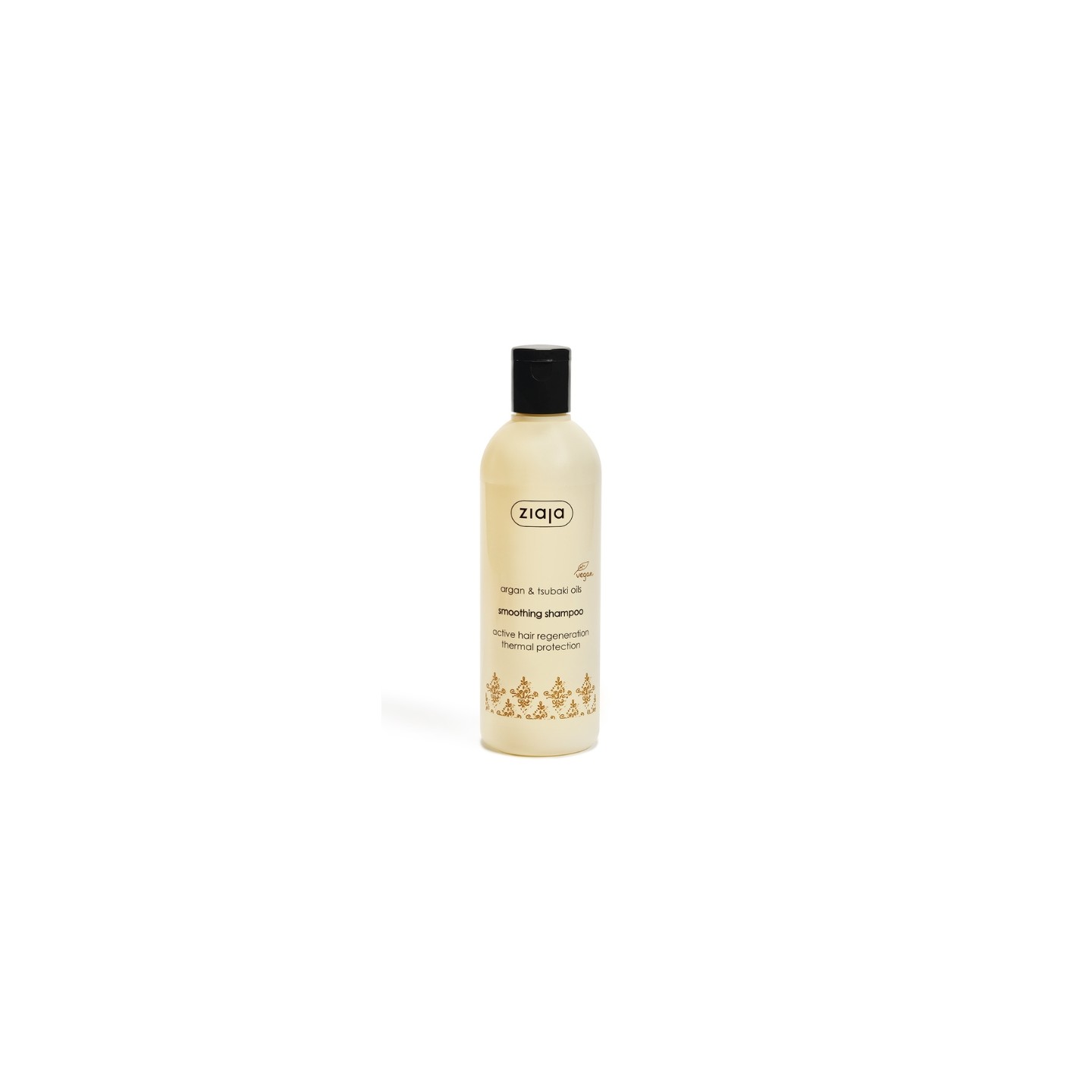 Ziaja Argan Szampon do włosów wygładzający kuracja olejkami arganowym i tsubaki 300 ml Ziaja Argan Szampon do włosów wygładzający kuracja olejkami arganowym i tsubaki 300 ml
