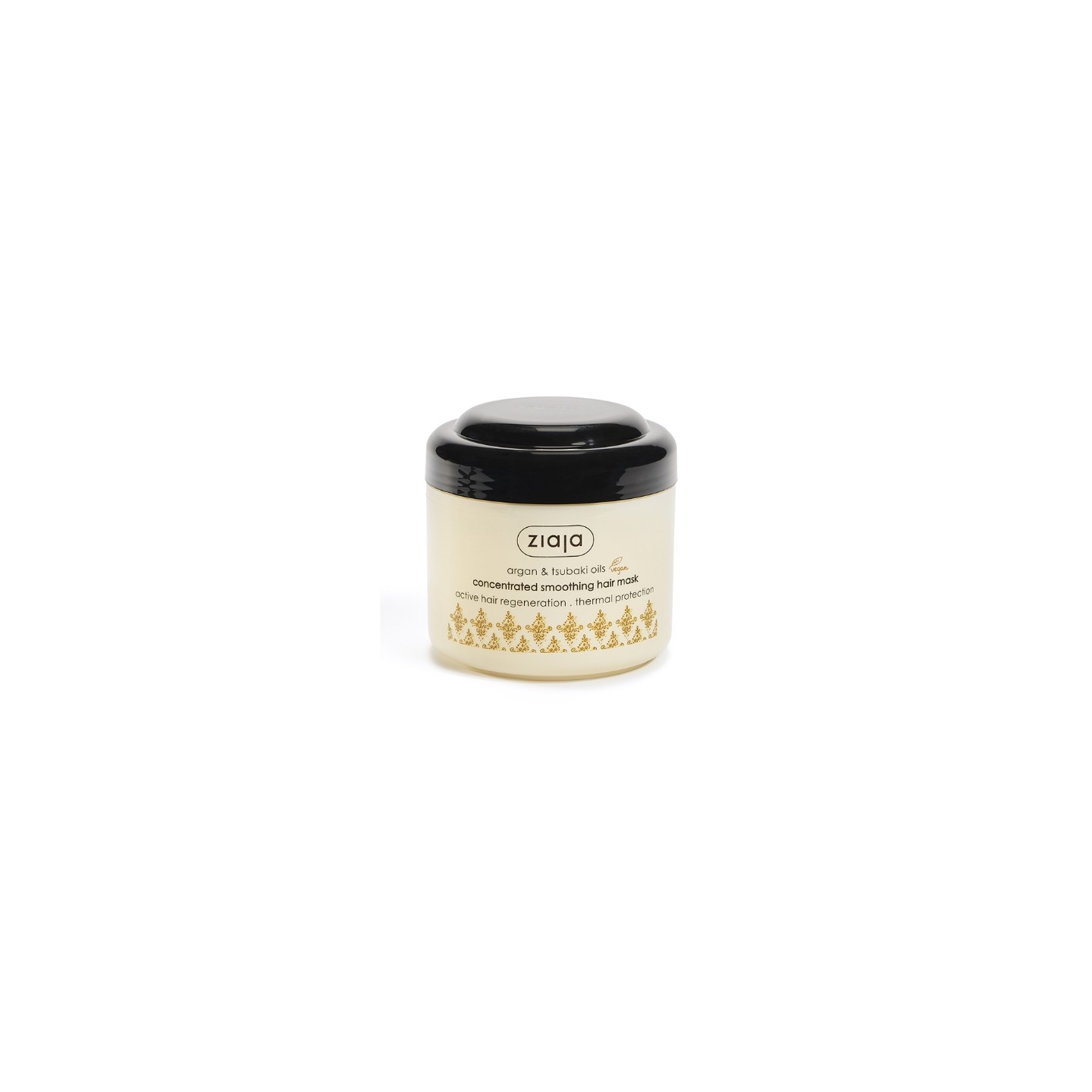 Ziaja Argan skoncentrowana Maska do włosów wygładzająca kuracja olejkami arganowym i tsubaki 200 ml Ziaja Argan skoncentrowana Maska do włosów wygładzająca kuracja olejkami arganowym i tsubaki 200 ml