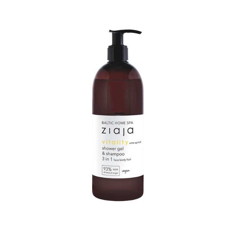 Ziaja Baltic Home Spa Witalizacja Gel 3in1 for washing face, body and hair 500 ml Ziaja Baltic Home Spa Witalizacja Gel 3in1 for washing face, body and hair 500 ml