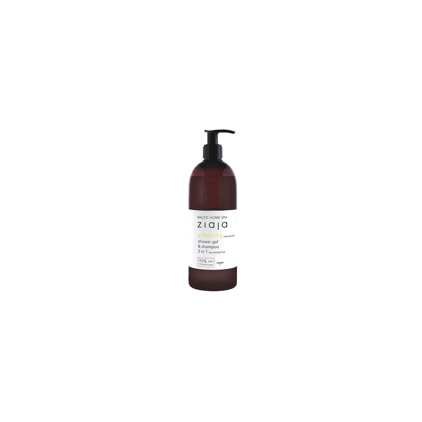 Ziaja Baltic Home Spa Witalizacja Gel 3in1 for washing face, body and hair 500 ml Ziaja Baltic Home Spa Witalizacja Gel 3in1 for washing face, body and hair 500 ml