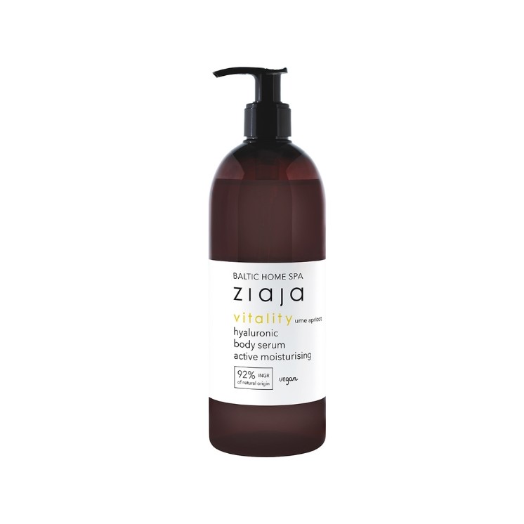 Ziaja Baltic Home Spa Witalizacja hialuronowe Serum aktywnie nawilżające do ciała 400 ml Ziaja Baltic Home Spa Witalizacja hialuronowe Serum aktywnie nawilżające do ciała 400 ml