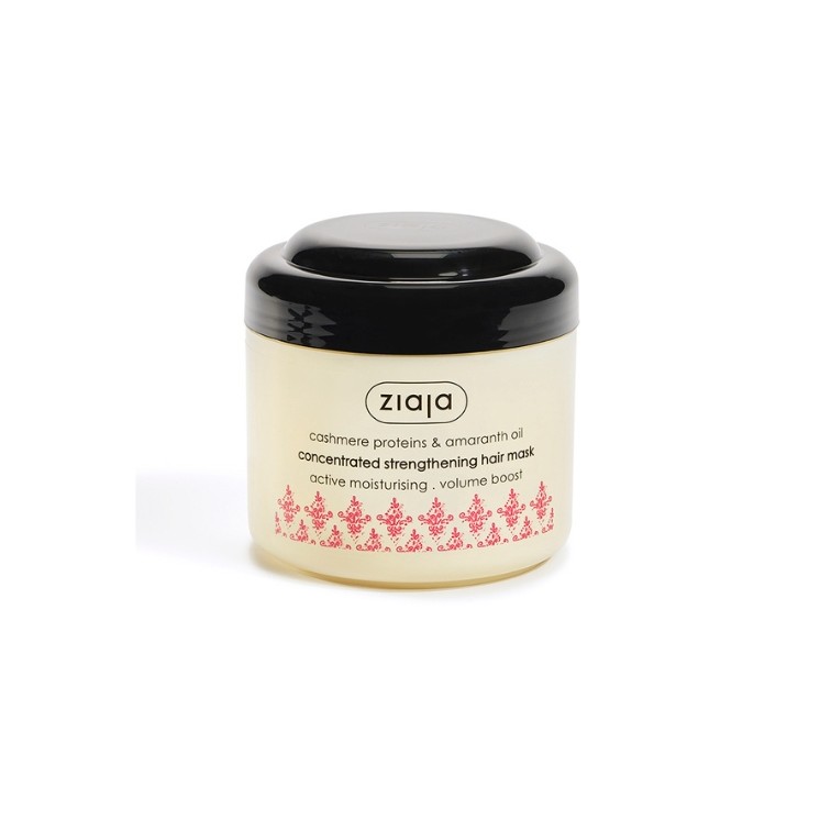 Ziaja Cashmere concentrated Hair mask strengthening cashmere treatment with amaranth oil 200 ml