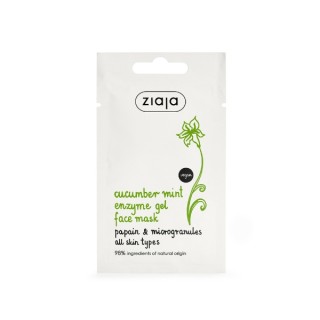 Ziaja Cucumber and Mint Enzymatic Face Mask with Microgranules 7 ml Ziaja Cucumber and Mint Enzymatic Face Mask with Microgranules 7 ml