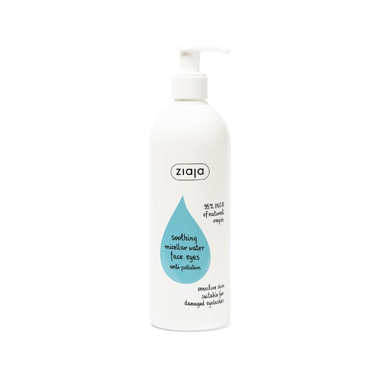 Ziaja Demakijaż łagodzący Płyn micelarny twarz, oczy 390 ml Ziaja Demakijaż łagodzący Płyn micelarny twarz, oczy 390 ml