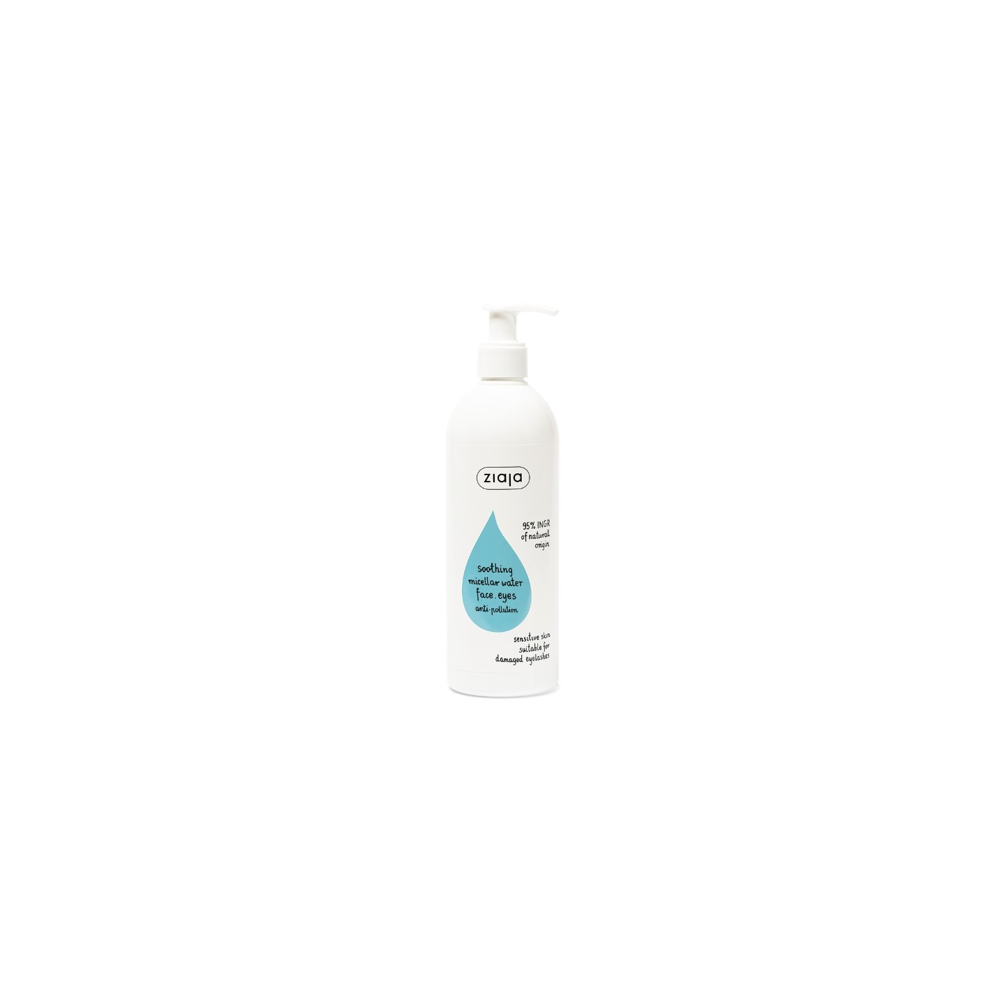 Ziaja Demakijaż łagodzący Płyn micelarny twarz, oczy 390 ml Ziaja Demakijaż łagodzący Płyn micelarny twarz, oczy 390 ml
